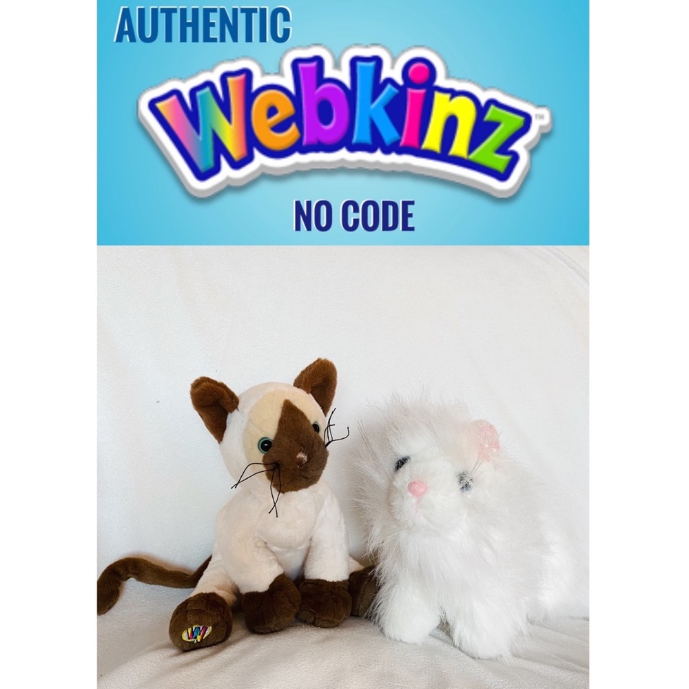 Webkinz Cat Bundle 🐱🐈 Plushie No Code